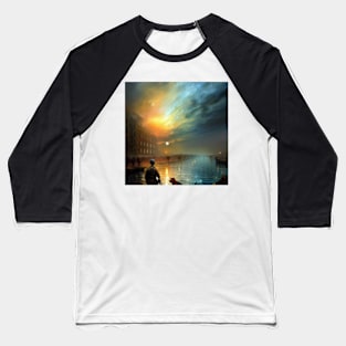 World War Landscape Baseball T-Shirt